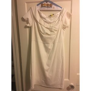 Knee Length White Dress